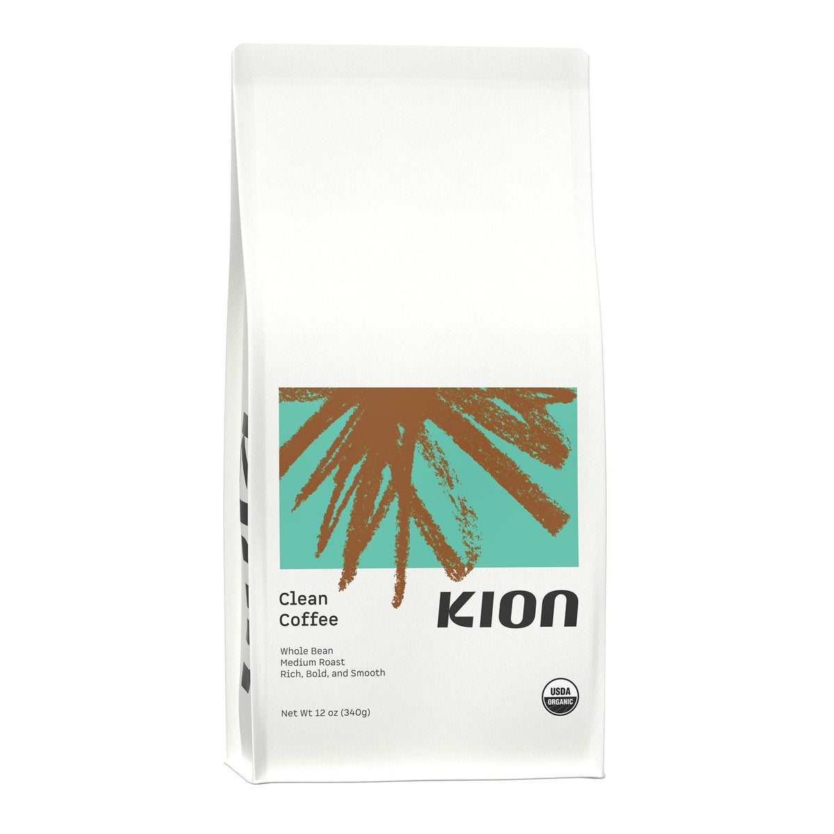 Kion Organic Ground Coffee packshot highlighting premium organic quality