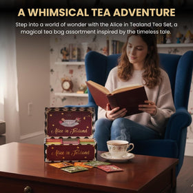 Kiri and Sons Cheshire's Enigmatic Bloom tea bag highlighting jasmine aroma.
