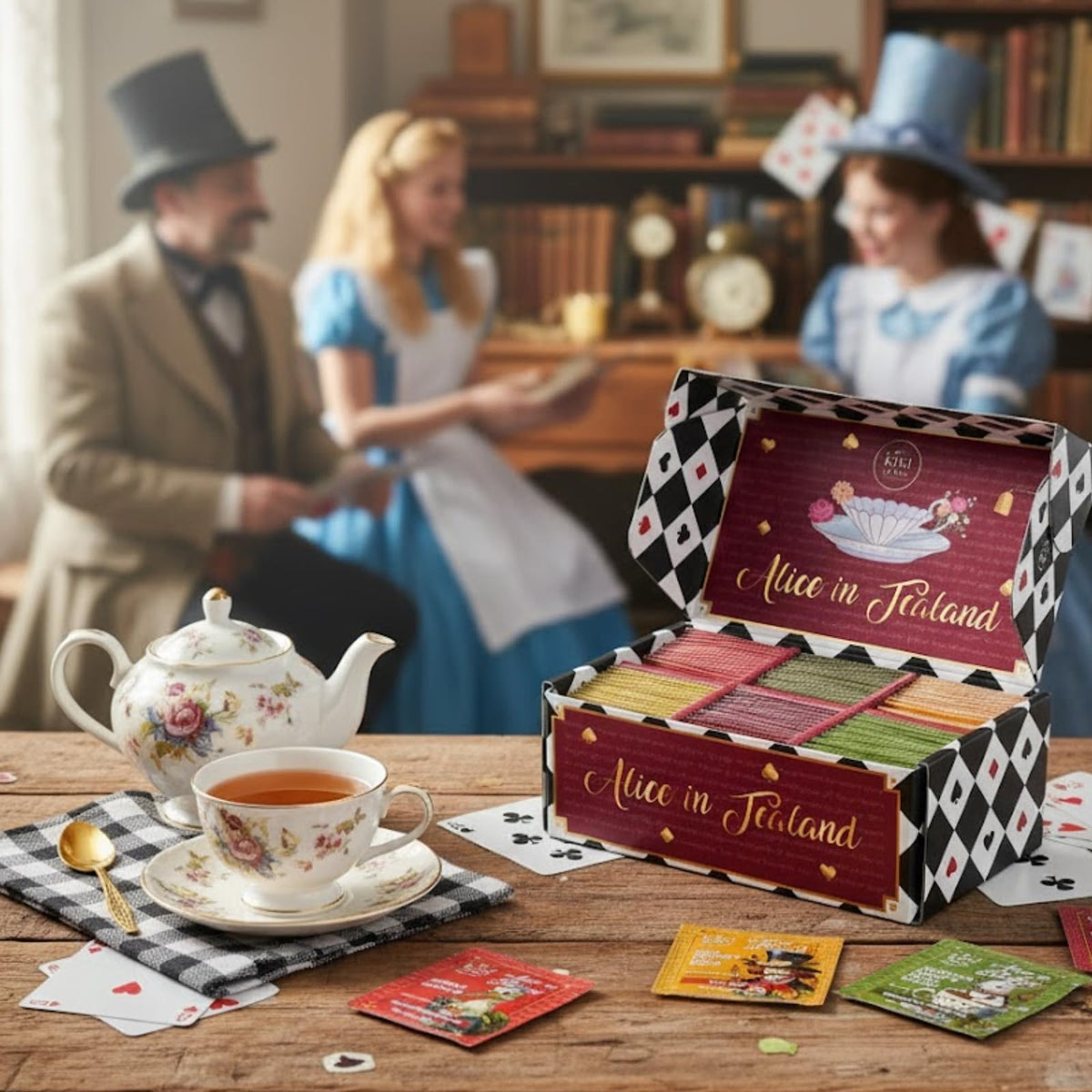 Kiri and Sons Dodo Wake-Up tea bag close-up with inviting aroma.