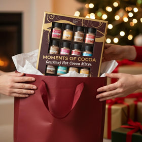 Kiri and Sons holiday gift bundle packaging makes gifting simple and thoughtful.