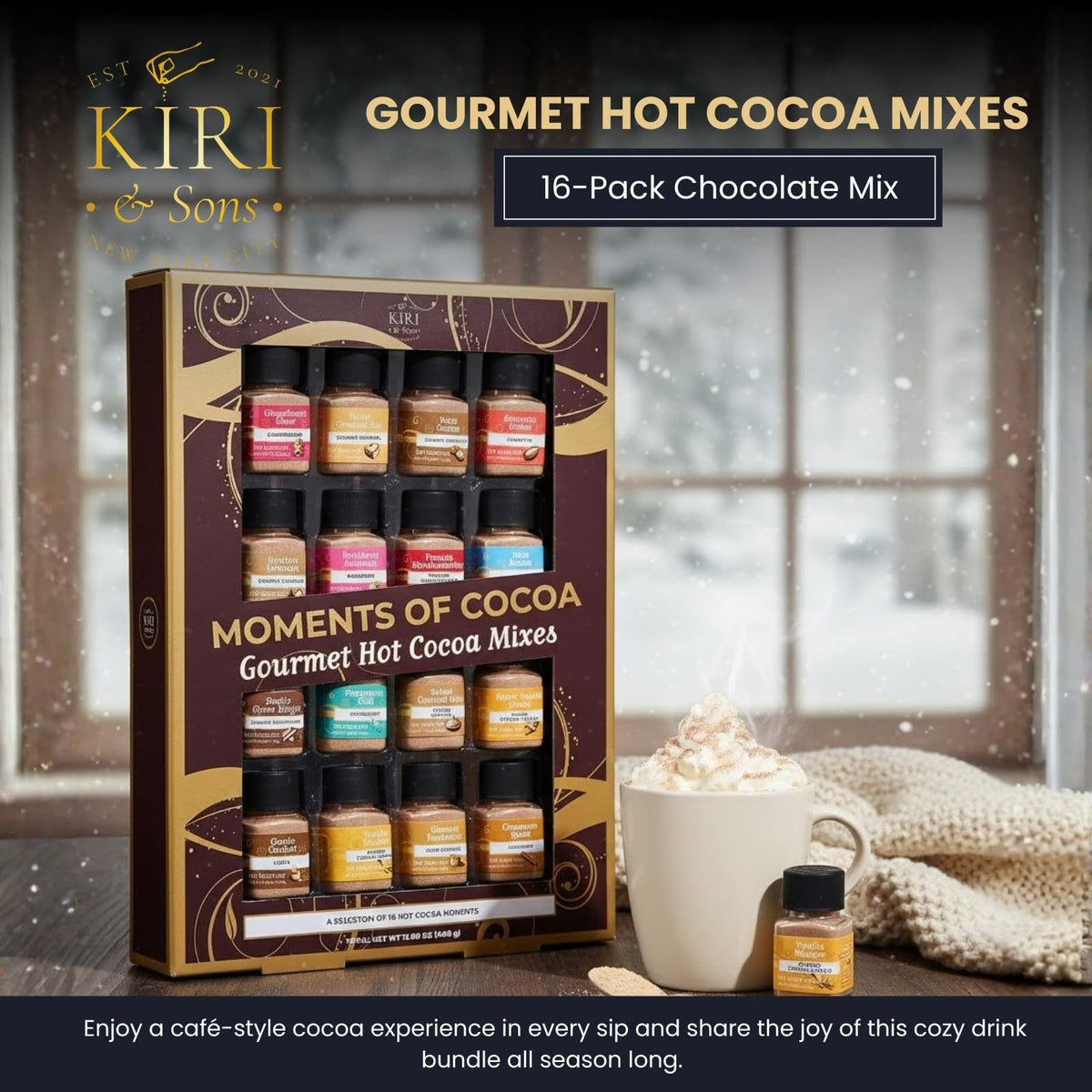 Kiri and Sons mini jars gift set ready for festive gifting and sharing.