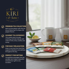 Kiri & Sons Soothing Aromatic Blends feature mint, citrus, vanilla, and honey notes.