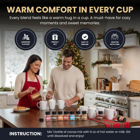 Kiri and Sons vanilla hot chocolate jar enhances cozy mornings with smooth texture.