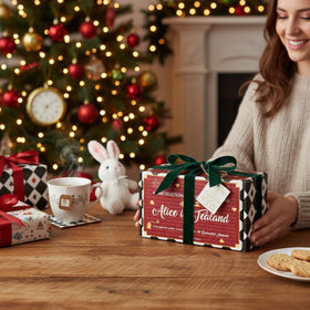 Kiri and Sons White Rabbit's Fresh Escape tea bag with peppermint freshness.