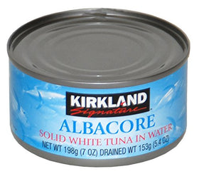 Kirkland Albacore Solid White Tuna in Water, convenient 190g portions for easy meal prep