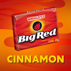 Kiss a little longer with BIG RED after meals and social moments.