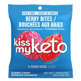 Berry Bites flavor close-up with real fruit taste.