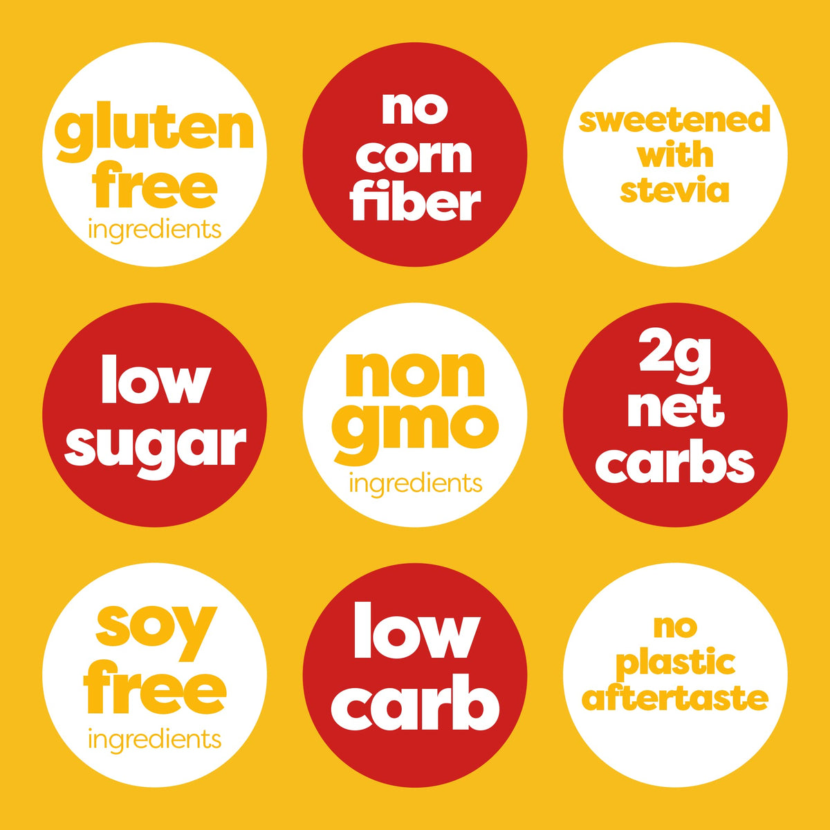 Kiss My Keto gummy bears proudly non-GMO and gluten-free labeling