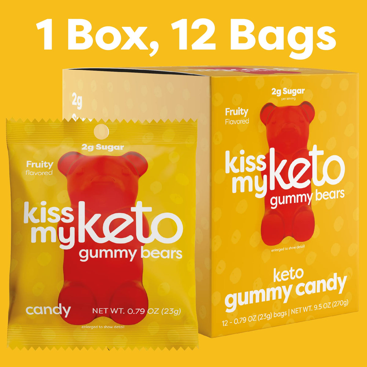Kiss My Keto serving pouch supports portion-controlled snacking on the go