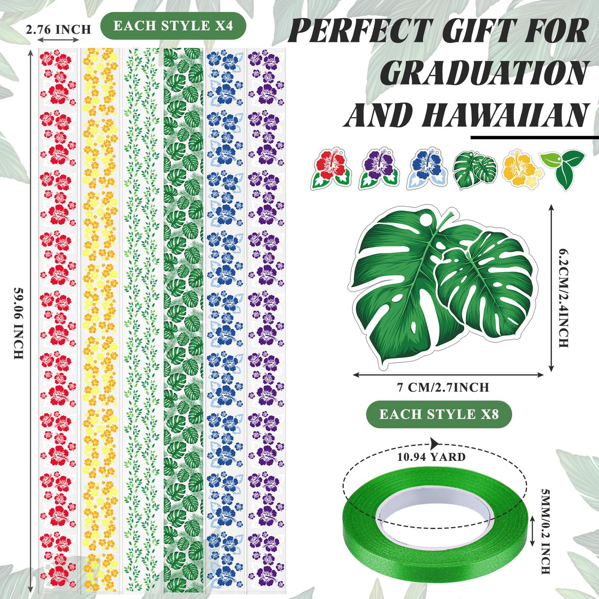 Kisston graduation candy lei kit packaging ready-to-gift.