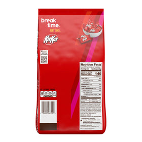 Kit Kat milk chocolate wafer bars, individually wrapped for freshness and on-the-go snacking.