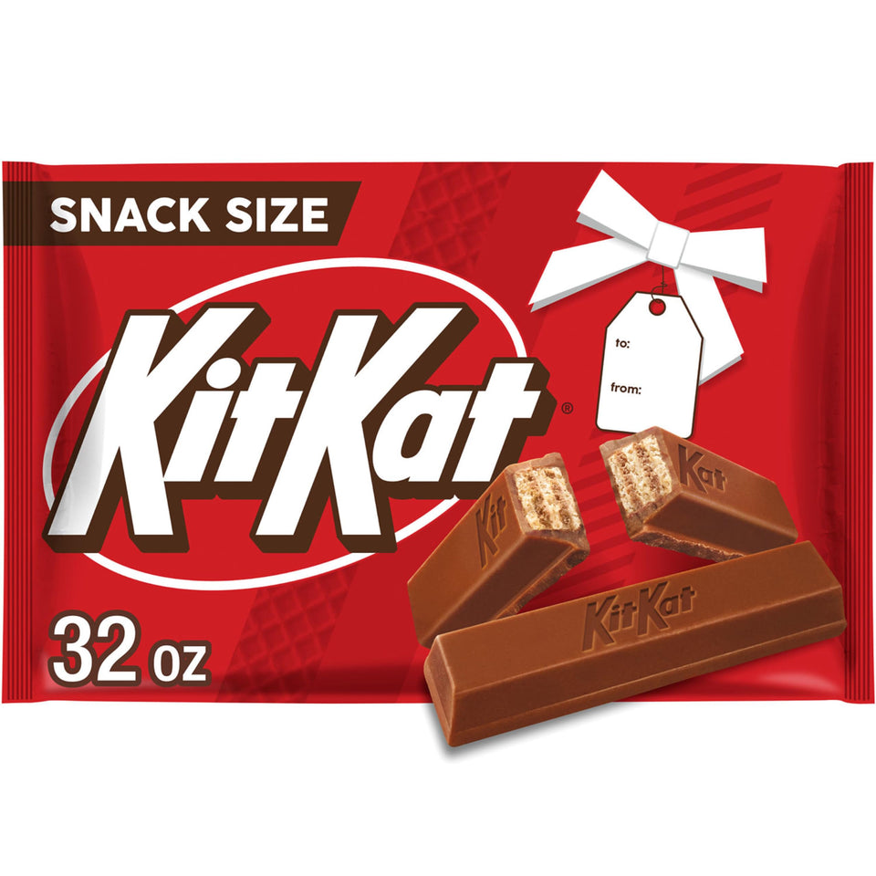 Kit Kat Milk Chocolate Wafer Snack Size bars in bulk bag, ideal for sharing