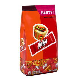 KIT KAT and REESE'S miniatures individually wrapped for on-the-go snacking and freshness.