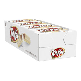 Office break room Kit Kat White Creme Wafer Bars ready to share as a sweet treat.