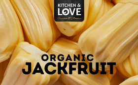 Kitchen & Love fully cooked label indicating quick heat on stovetop or microwave.