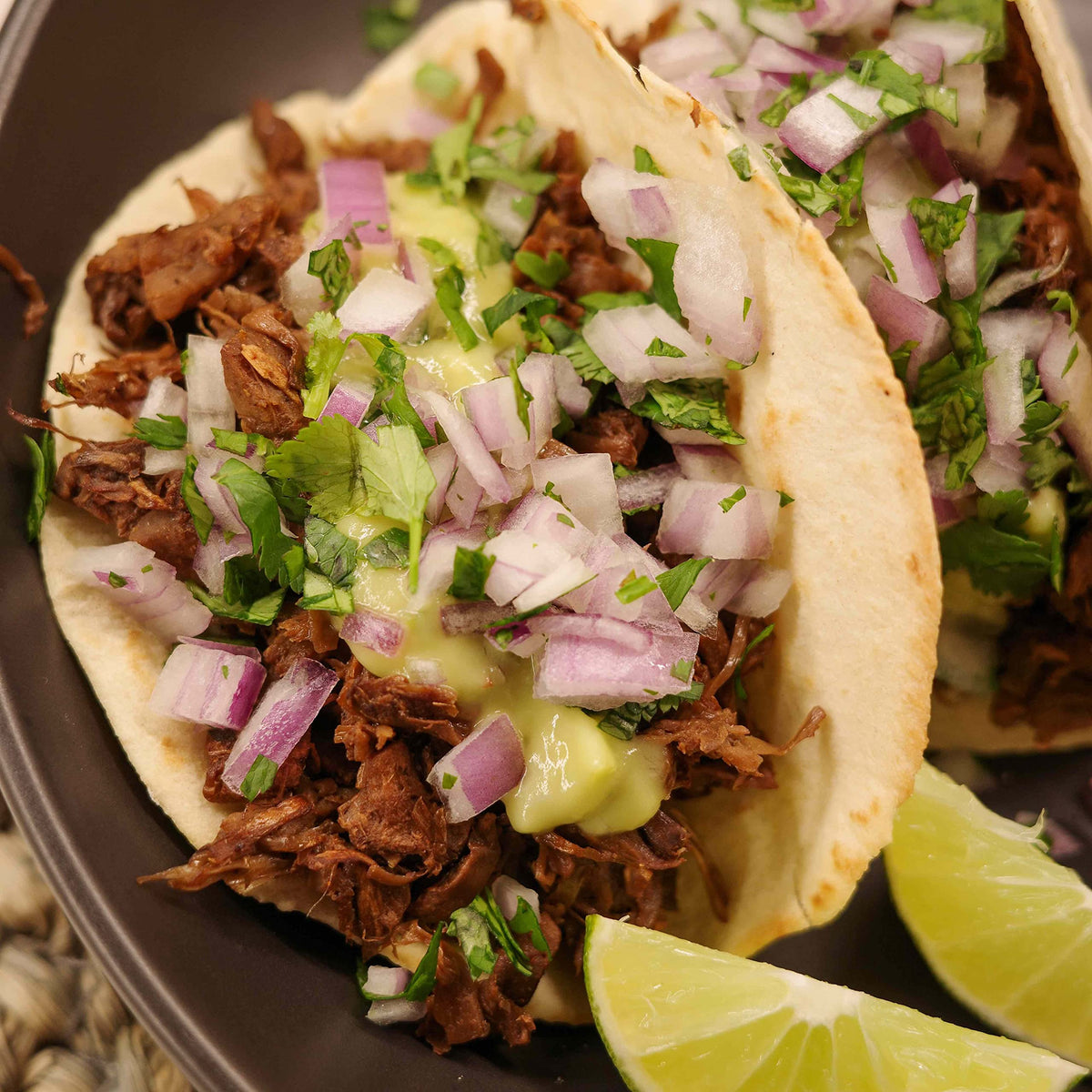 Kitchen & Love jackfruit shreds with meaty texture, ideal for pulled-style sandwiches.