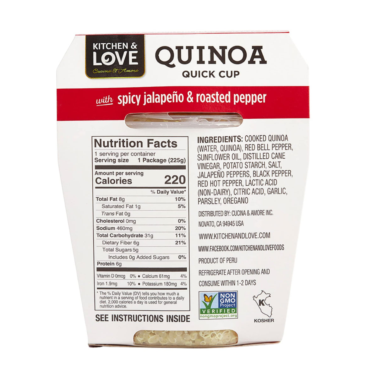 Kitchen & Love jalapeño peppers close-up emphasizes bold flavor for quick meals