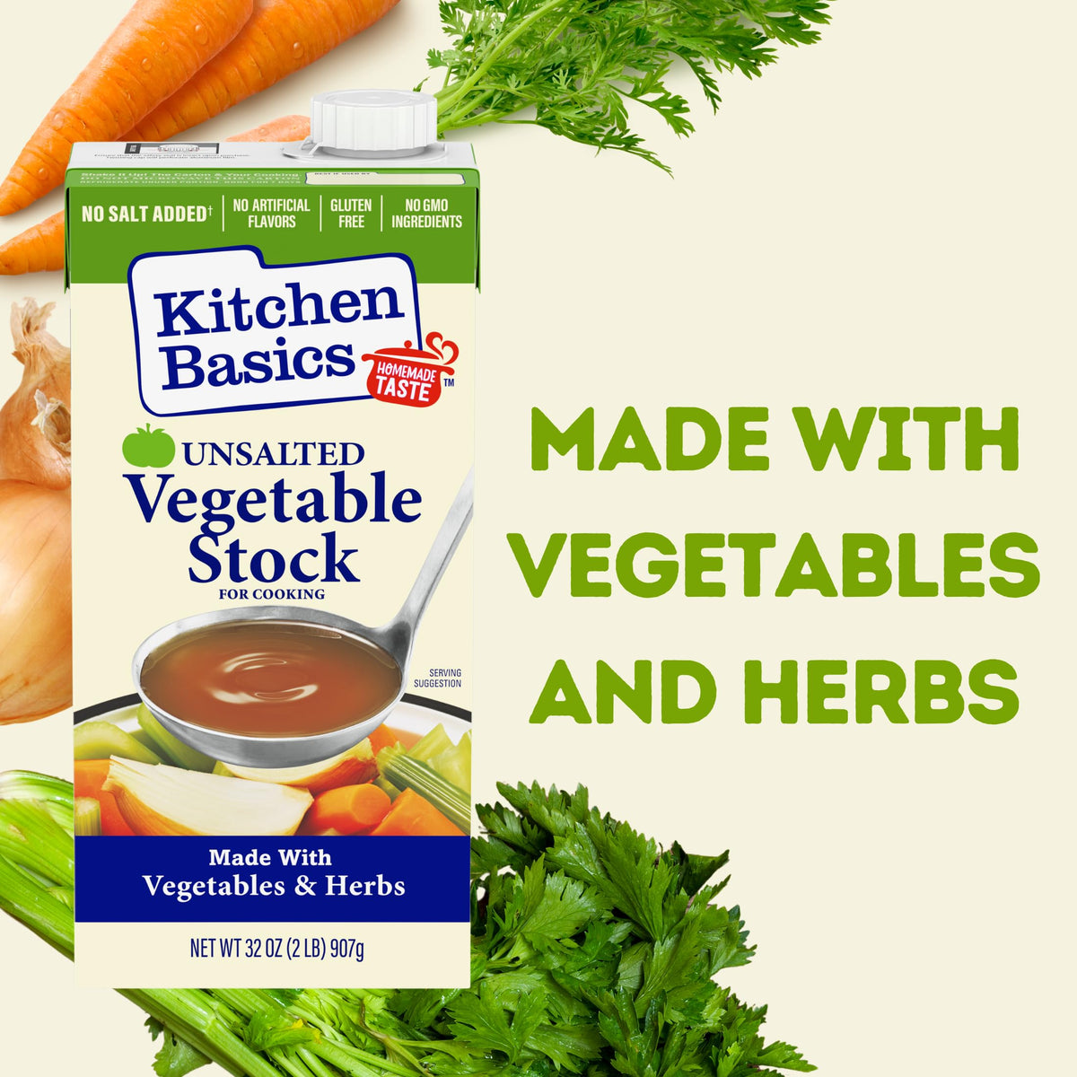 Kitchen Basics stock pour into sauce or soup for flavor boost