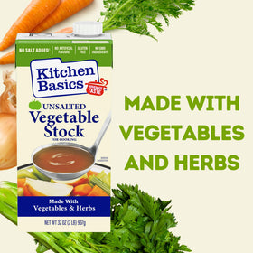 Kitchen Basics stock pour into sauce or soup for flavor boost