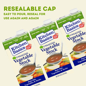 Kitchen Basics stock ingredients image, slow-simmered vegetables for depth