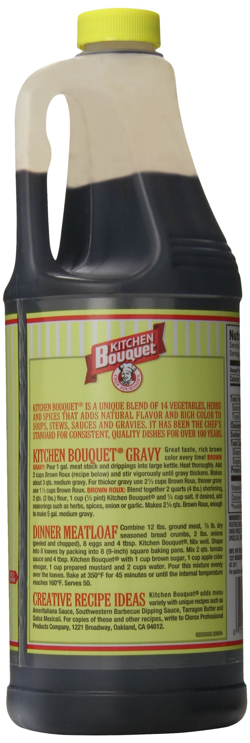 Kitchen Bouquet browning sauce pour demonstrates even color development for sauces and gravies.