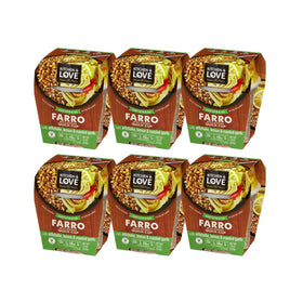Kitchen & Love cooked farro artichoke lemon bowl highlights fiber-rich grains for balanced meals.