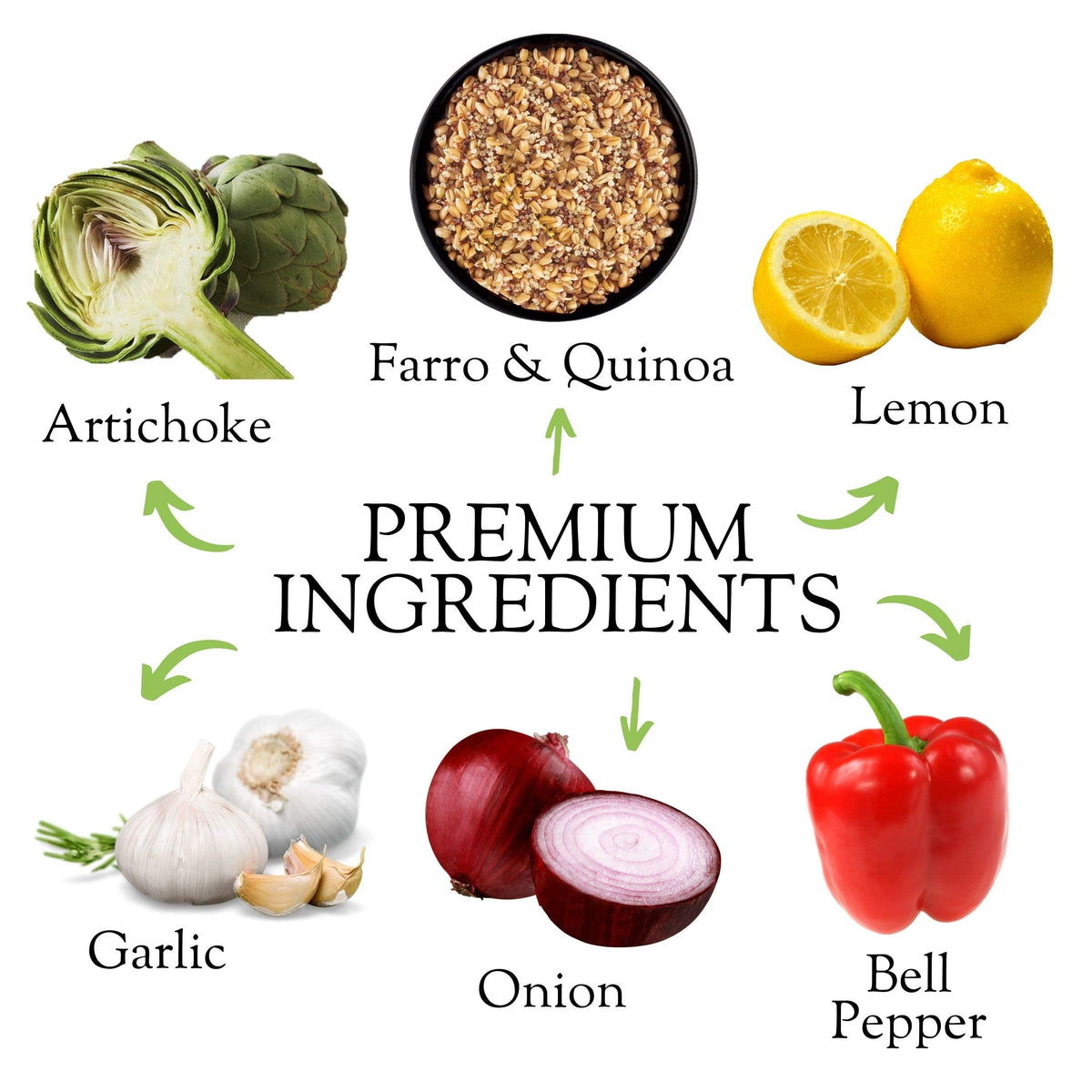 Kitchen & Love lemon herb notes and garlic brighten the bowl for a vibrant meal.