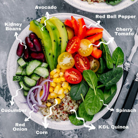 BPA-free container from Kitchen & Love Quinoa Quick Cups for safe storage.