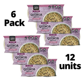 Kitchen & Love Quinoa Quick Cups white quinoa, perfect for versatile hot or cold bowls.