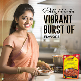 Kitchens Of India Rajma Masala ingredients close-up with rich spices