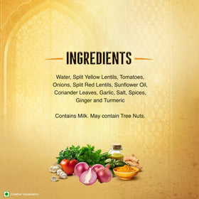 Kitchens of India Yellow Dal Tadka ready in minutes.