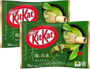Kit Kat Japan rich matcha bars in a two-pack, ideal for tea-time indulgence