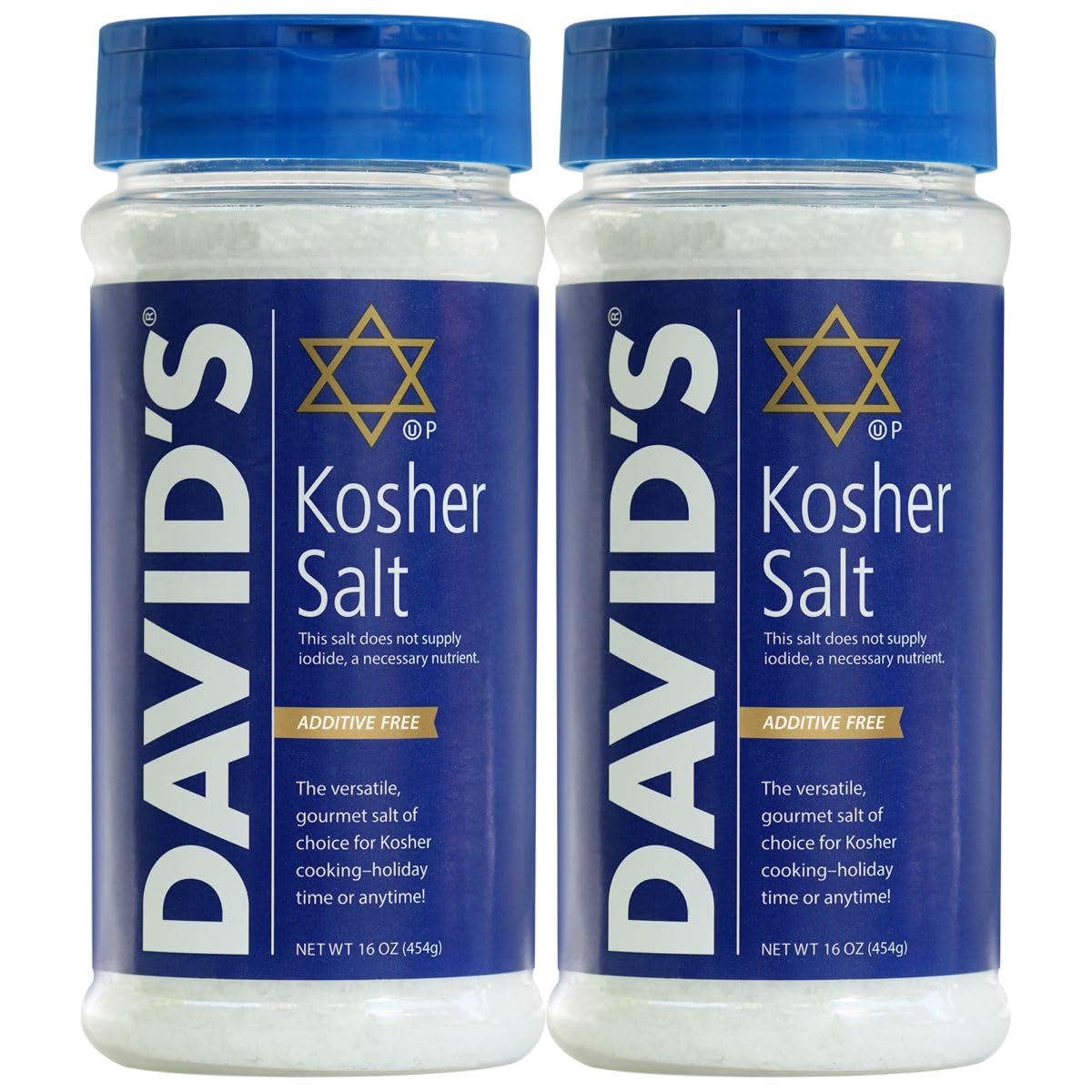 KITMOUS David's Kosher Salt Canister pack-shot for organized spice storage.