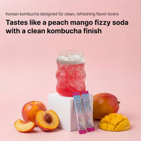 Fermented tea kombucha powder provides a bright base.