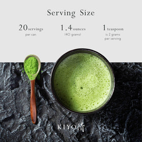 Kiyo Matcha latte at home shows creamy, velvety ceremonial-grade tea beverage.