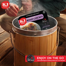 KJ Poultry Glatt Kosher OU certified product.