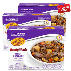 KJ Poultry Kosher Passover beef goulash 3-pack ready to enjoy at home or on the go