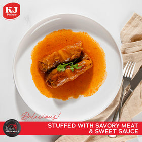 KJ Poultry microwavable tray for quick, easy dinners.