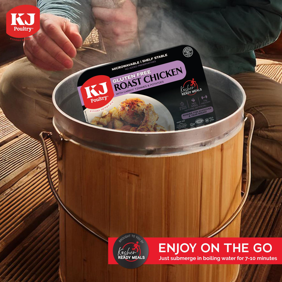 KJ Poultry Passover gluten-free seal suggests dietary compatibility