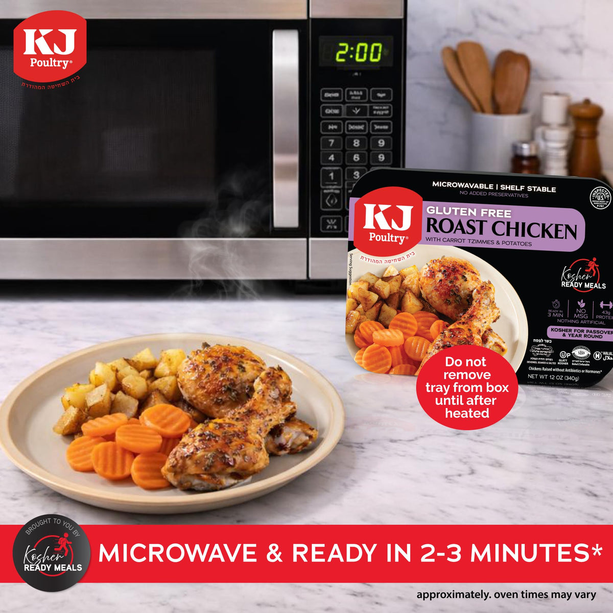 KJ Poultry ready-to-heat option highlights microwave convenience for busy days