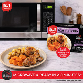 KJ Poultry ready-to-heat option highlights microwave convenience for busy days