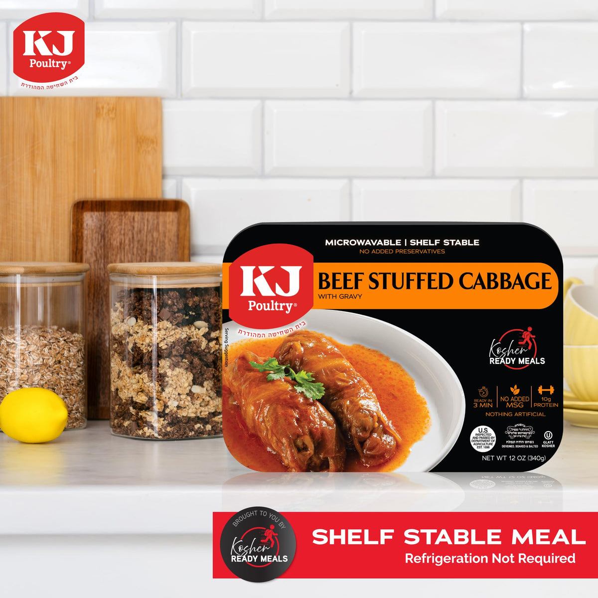 KJ Poultry three-year shelf life for flexible storage.