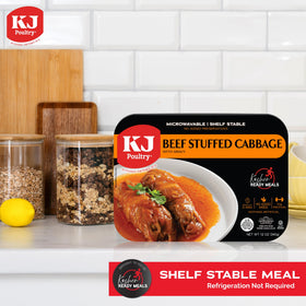 KJ Poultry three-year shelf life for flexible storage.