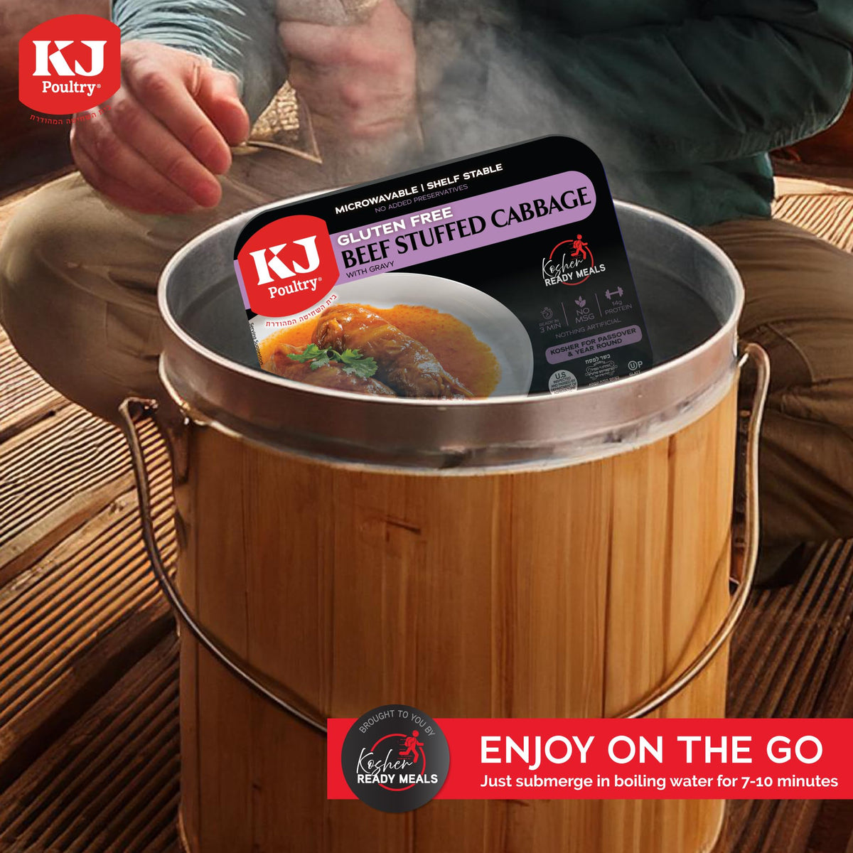 KJ Poultry travel-friendly meal scenario for camping or road trips