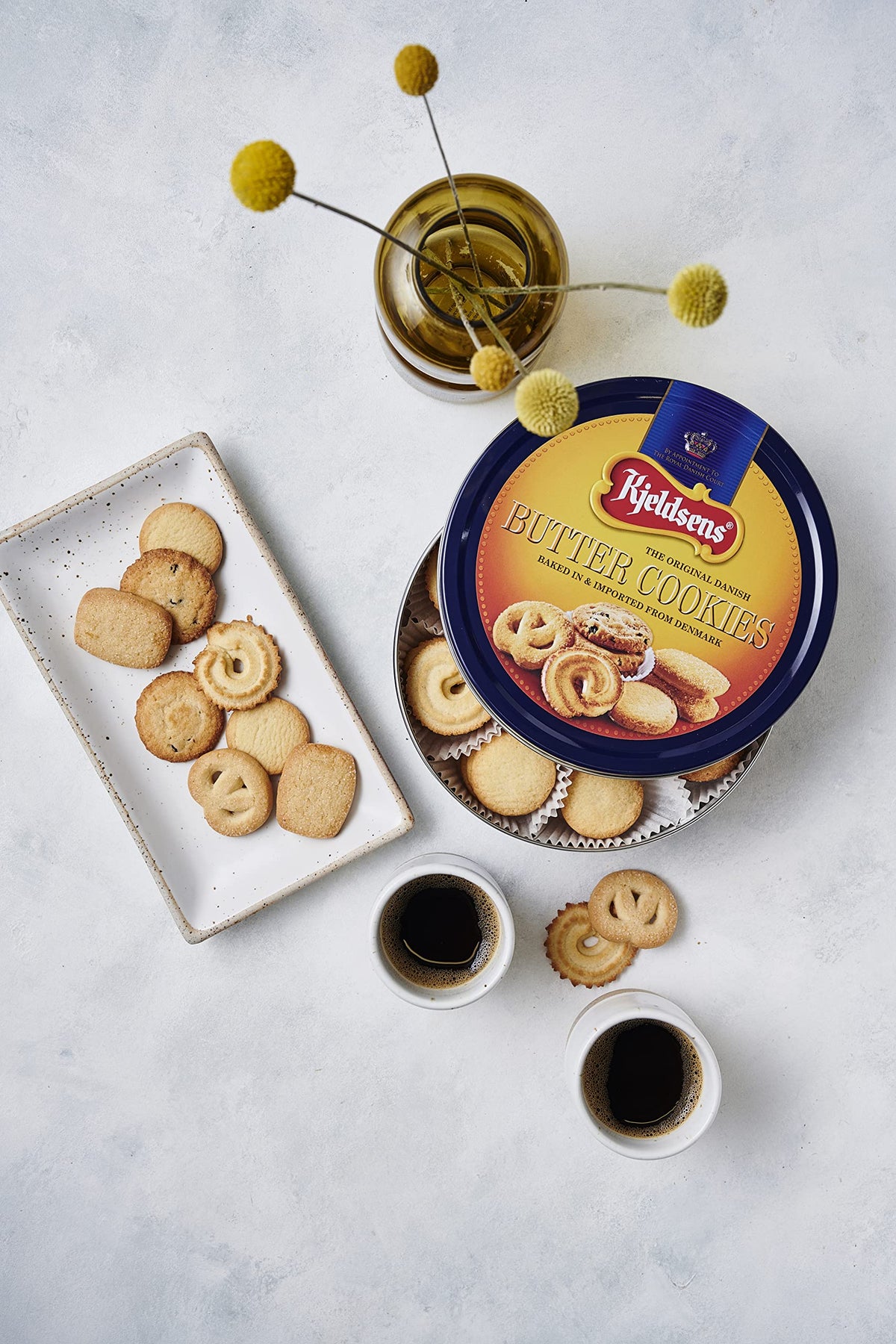 Kjeldsens Danish butter cookies gift tin ready for celebrations.