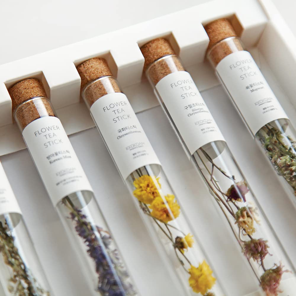 KKOKDAM Glass tube gift box with elegant packaging for gifting.