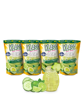 Klass Aguas Frescas cucumber-limeade powder pack for naturally flavored water with no artificial flavors