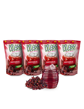 Klass Aguas Frescas hibiscus powder drink mix for refreshing hydration.