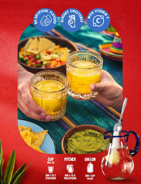 Klass Aguas Frescas mango-pineapple packet, tropical flavor for easy water flavoring.