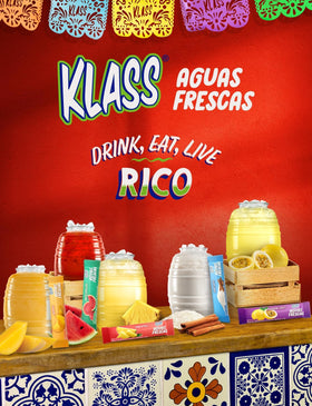 Klass Aguas Frescas compact pack fits in bag or desk